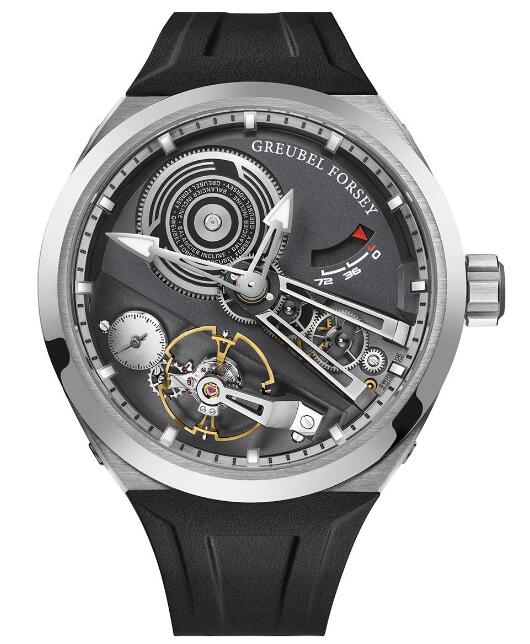 Review Greubel Forsey Balancier Convexe S Titanium Black Replica Watch - Click Image to Close